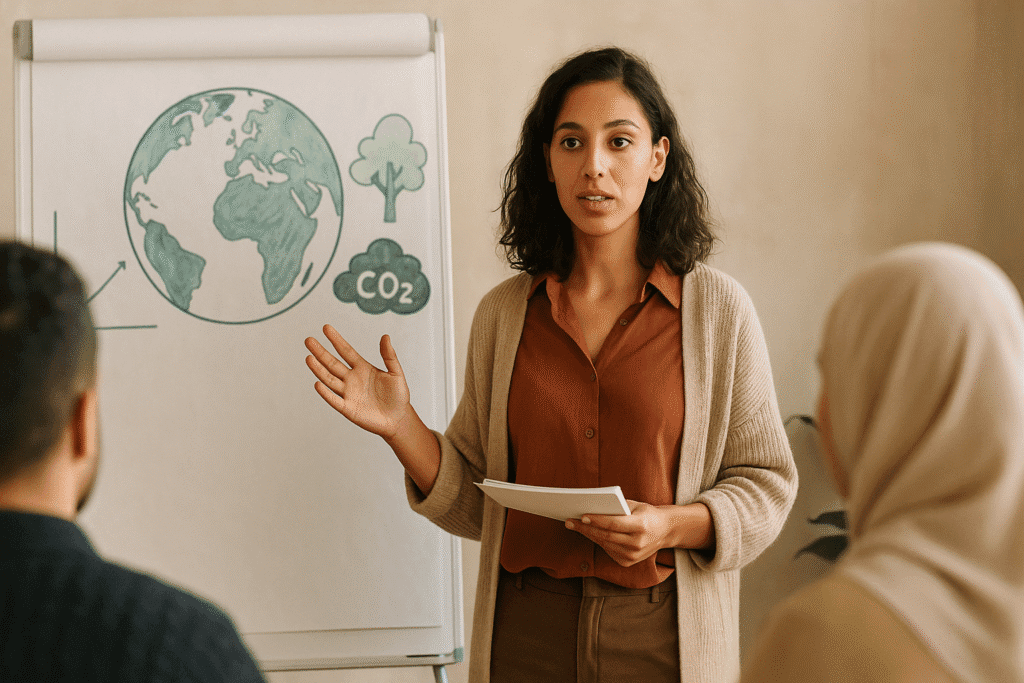 Formation sensibilisation climat & carbone au Maroc