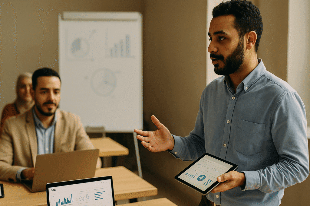 Formation outils digitaux pour commerciaux au Maroc