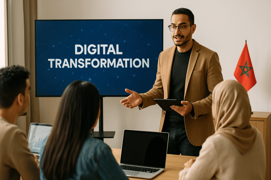 Formation transformation digitale en entreprise au Maroc