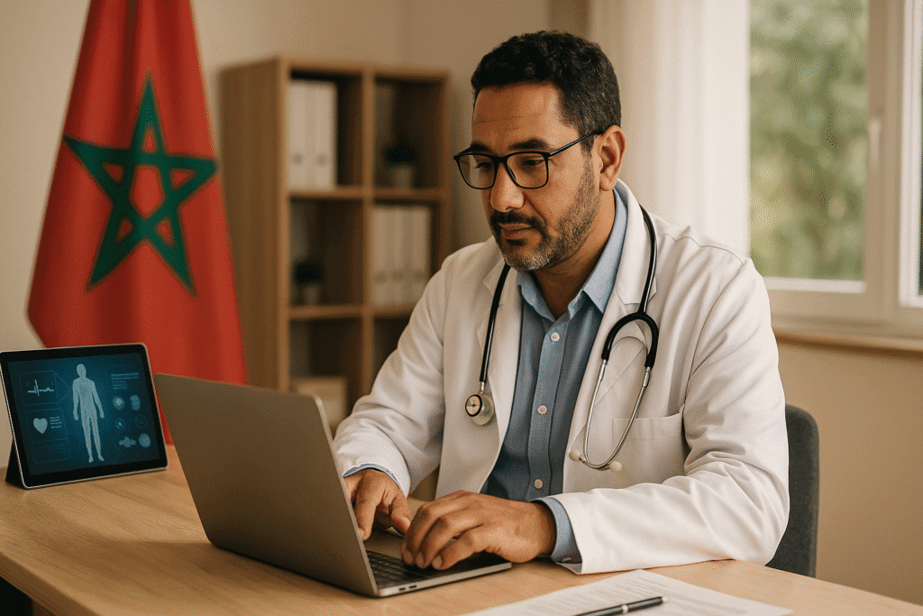 Formation transformation digitale santé au Maroc